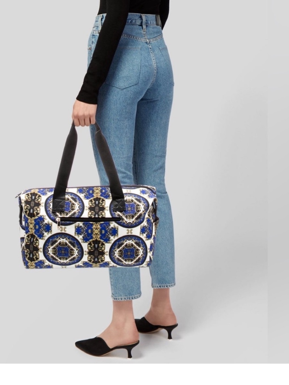 alice & olivia Duffel Bag Sport Weekender Regal Romance Sapphire Tote